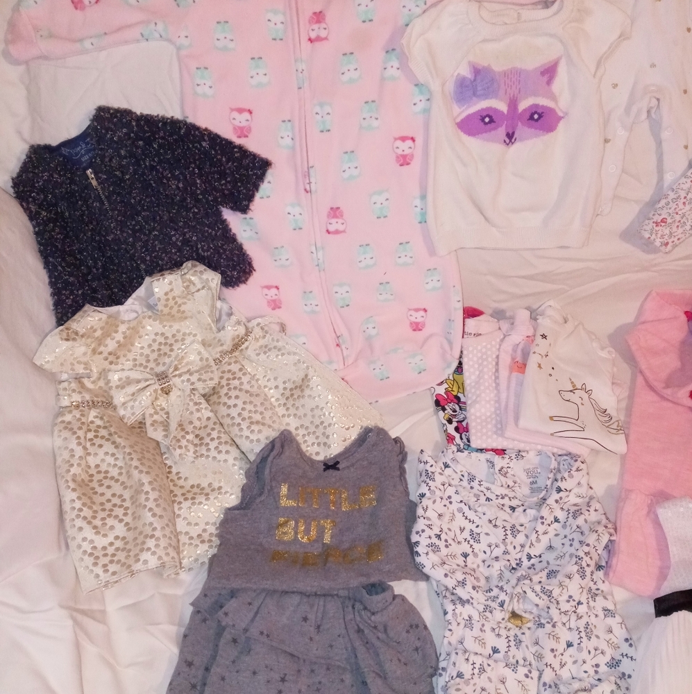 30+TODDLER LOT of 0-9 months GIRL clothes